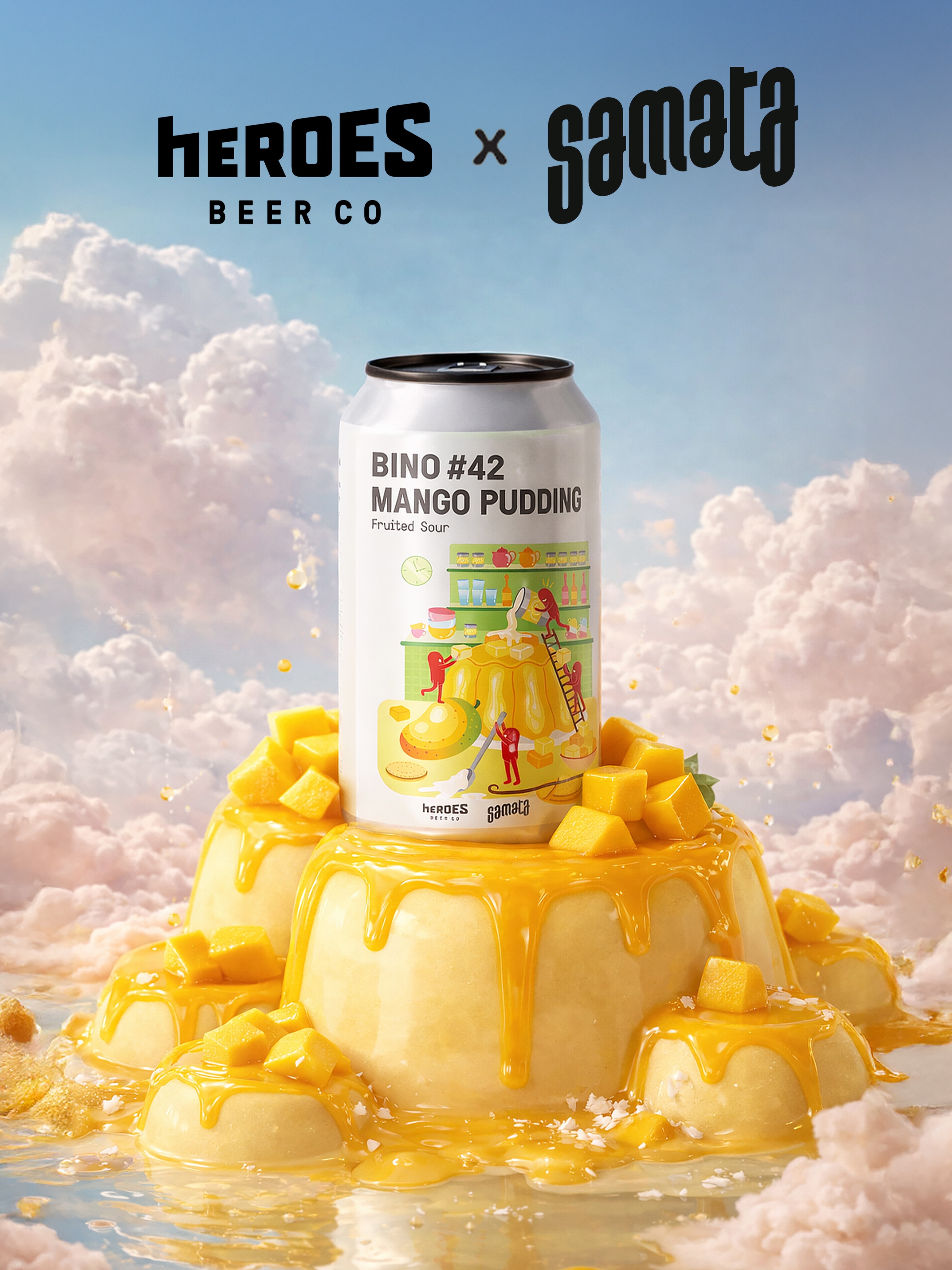 Bino #42 Mango Pudding with Heroes Beer Co