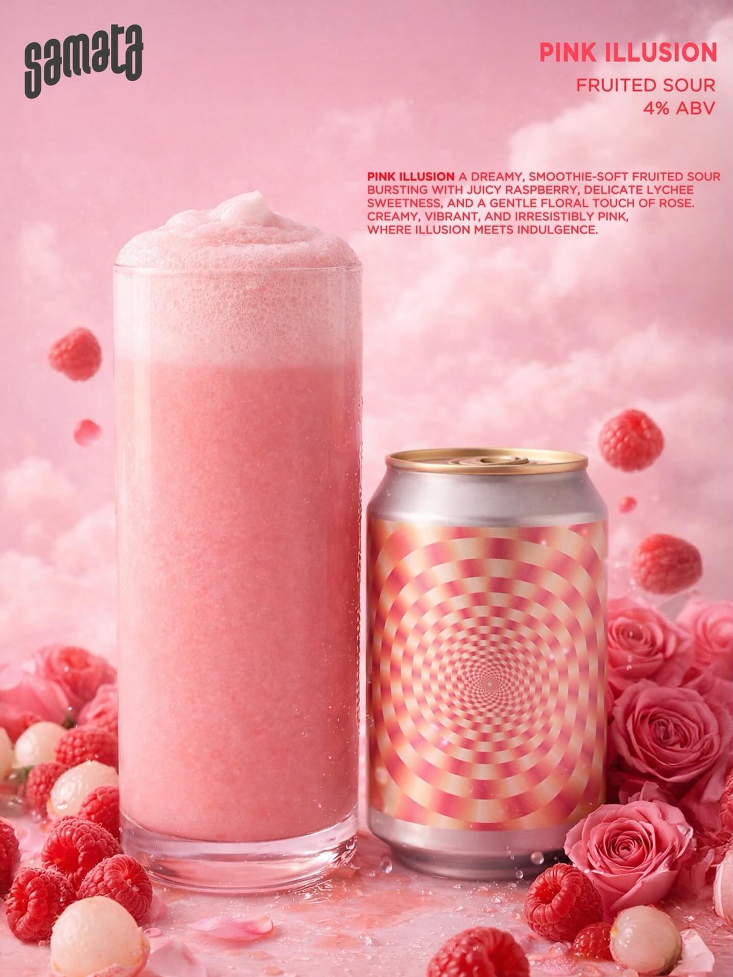 Pink Illusion fruited sour